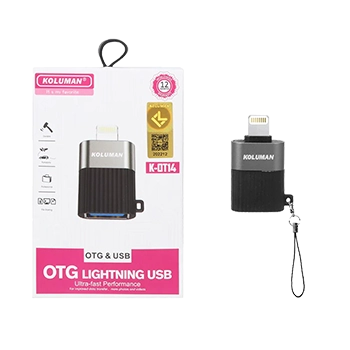 تبدیل USB OTG Lightning کلومن مدل K-OT14